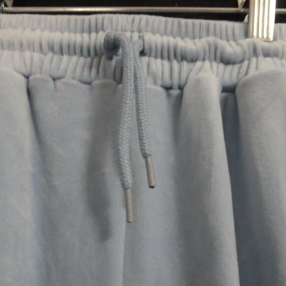 U KIDS | small (7-8) kids | Light Blue Plush Velour Lounge / Exercise Pants - Picture 4 of 16